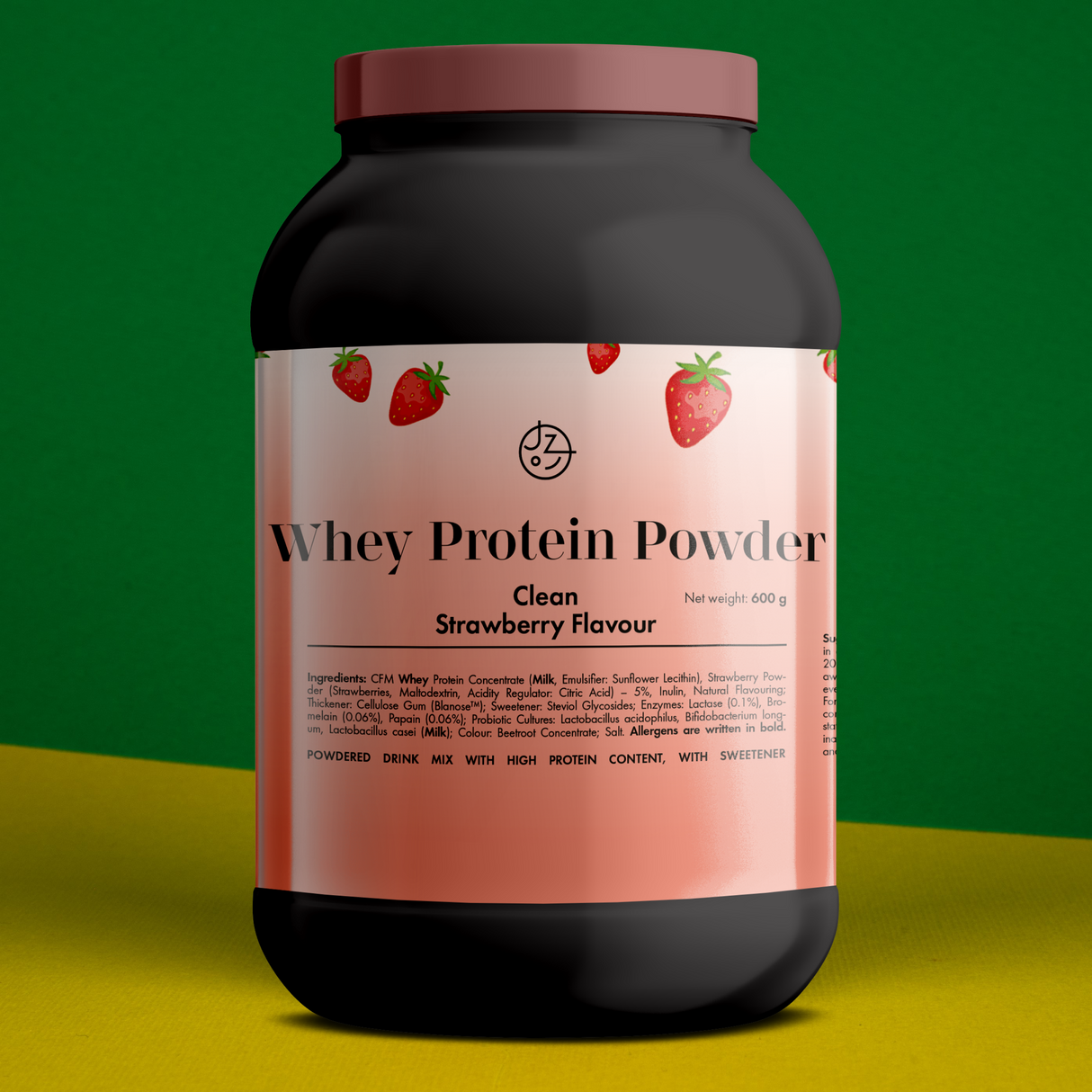 Białko serwatkowe o smaku truskawkowym 🍓