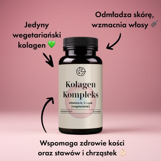 Kolagen Kompleks + witamina A, C i cynk (wegetariański)