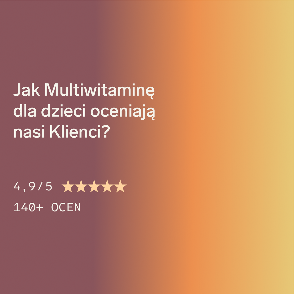 Multiwitamina dla dzieci (żelki 🐻)