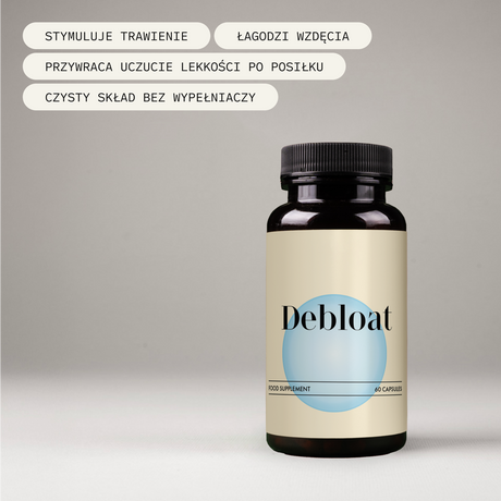 Koniec wzdęć, enzymy trawienne (Debloat)