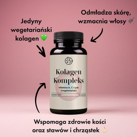 Kolagen Kompleks + witamina A, C i cynk (wegetariański)